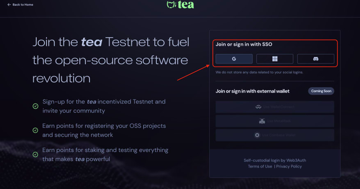 Tea Testnet Guide - Step-by-step. — Teletype