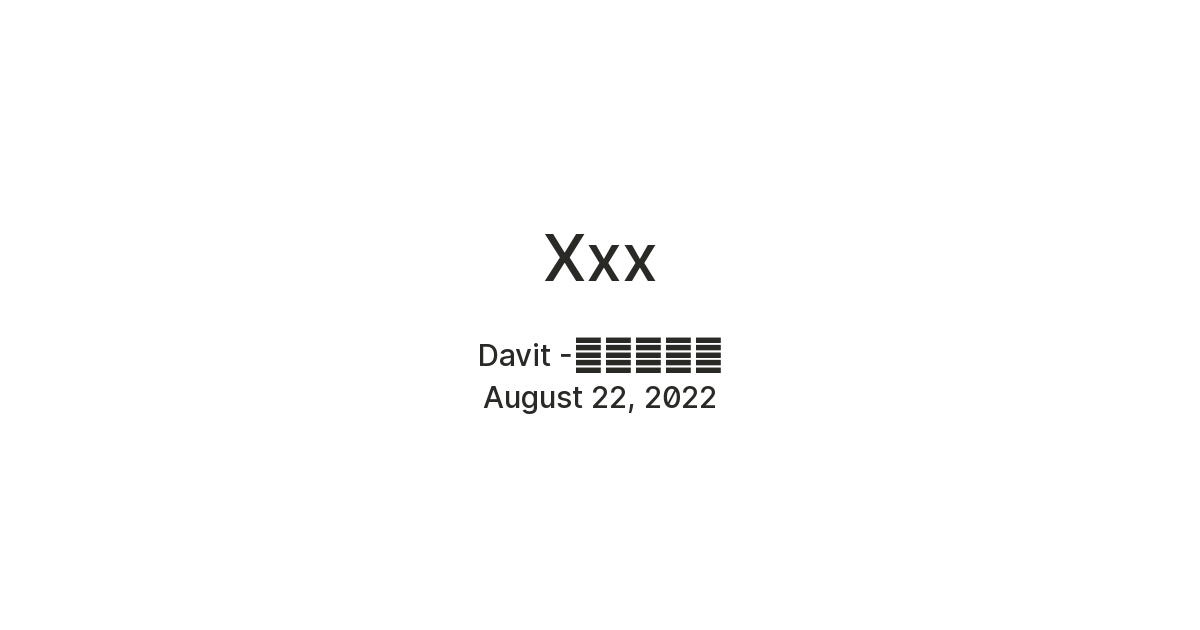 Xxx — Teletype