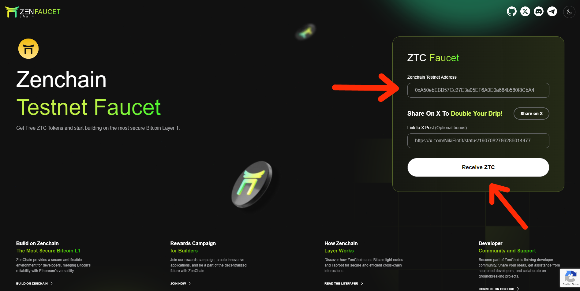 ZENCHAIN - Гайд на тестнет | Artem Crypto — Teletype