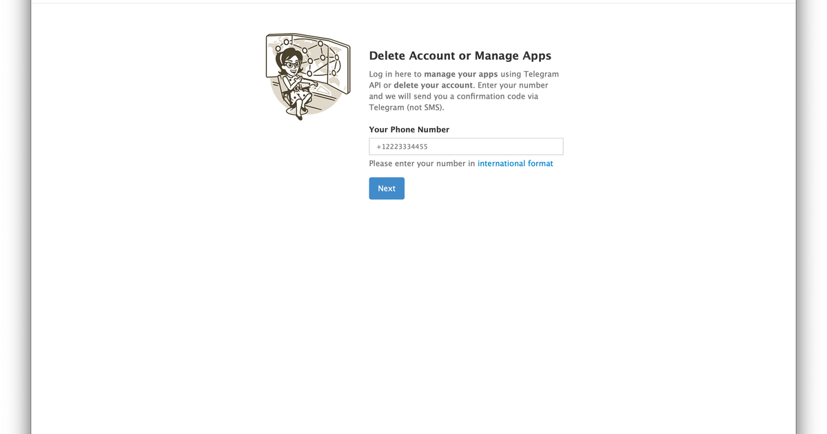 Получение Telegram API ID / Hash — Teletype