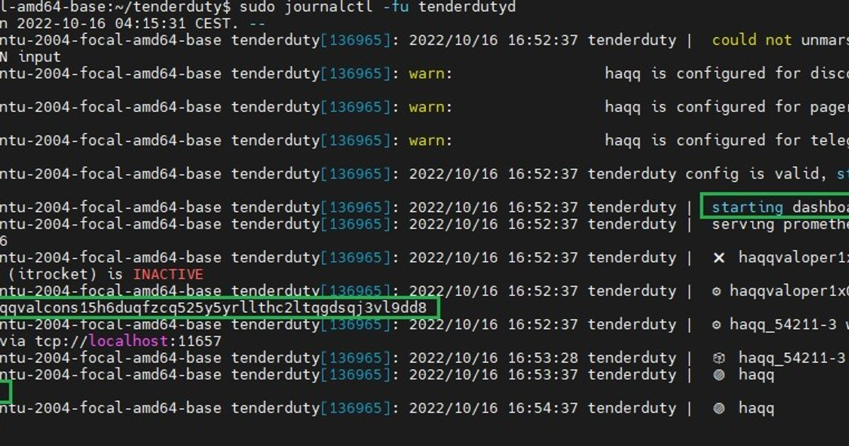 COSMOS node protecting and monitoring guide with tenderduty — Teletype