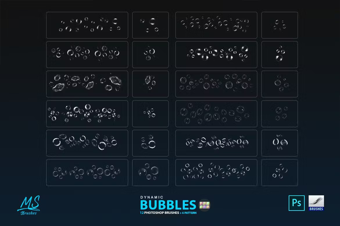 Bubbles Photoshop Brushes — Teletype