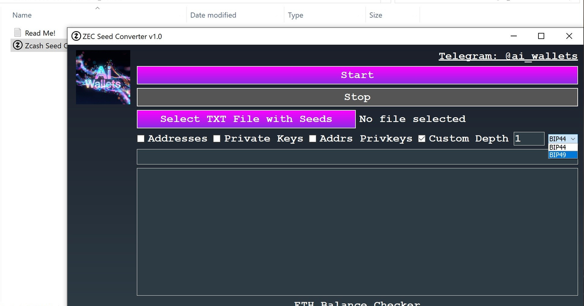 Zcash Seed Converter — Teletype