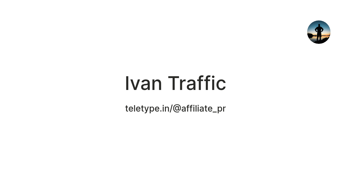 Ivan Traffic — Teletype