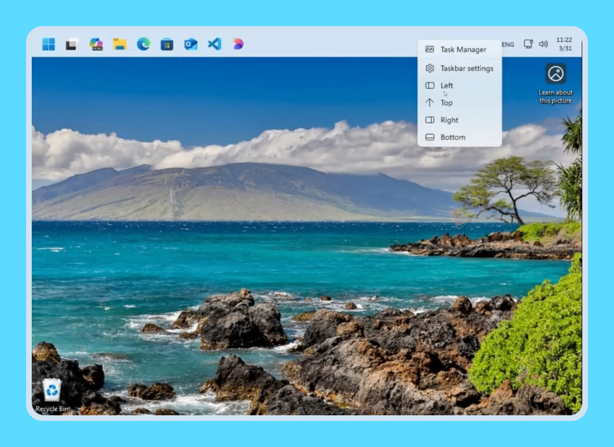 Microsoft показала перемещаемую панель задач в Windows 11 (как в ...
