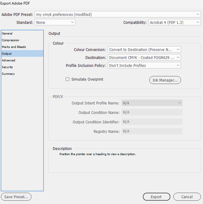 Adobe Indesign: export PDF — Teletype