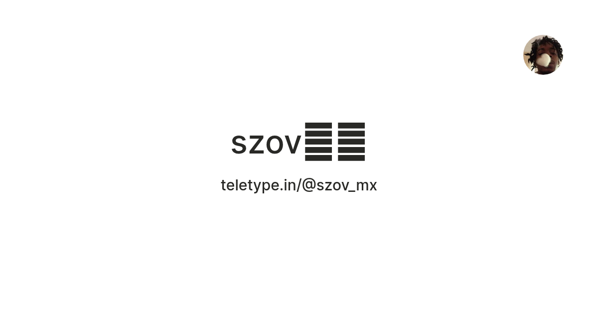 szov🇲🇽 — Teletype