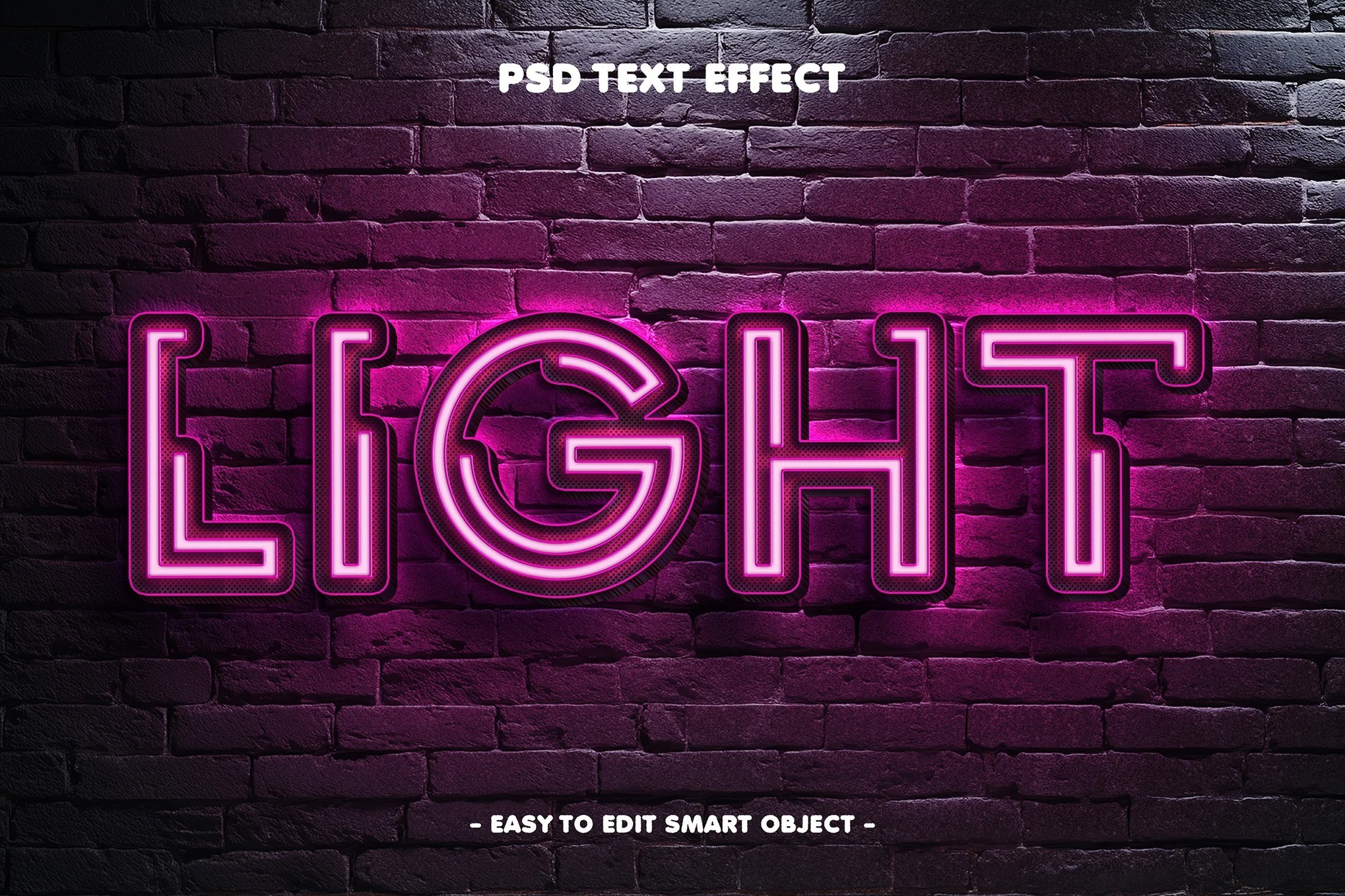 Neon Light Text Effect — Teletype