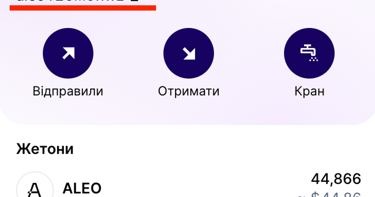 Деплой контракту на ALEO — Teletype
