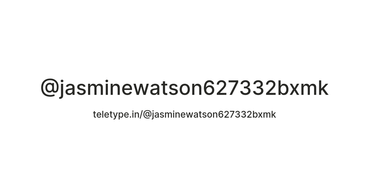 @jasminewatson627332bxmk — Teletype