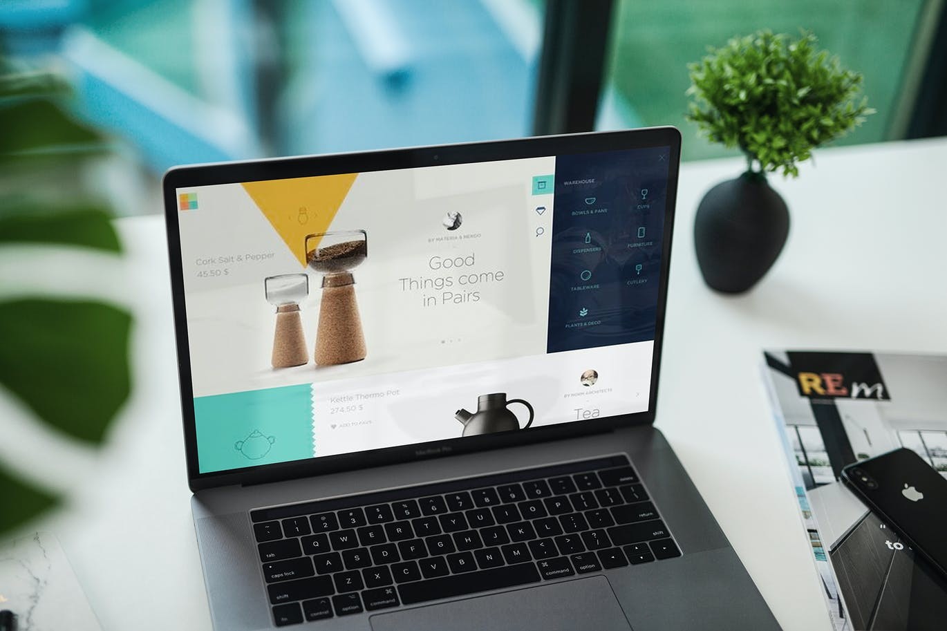 MacBook Pro Responsive Mock-Up — Teletype
