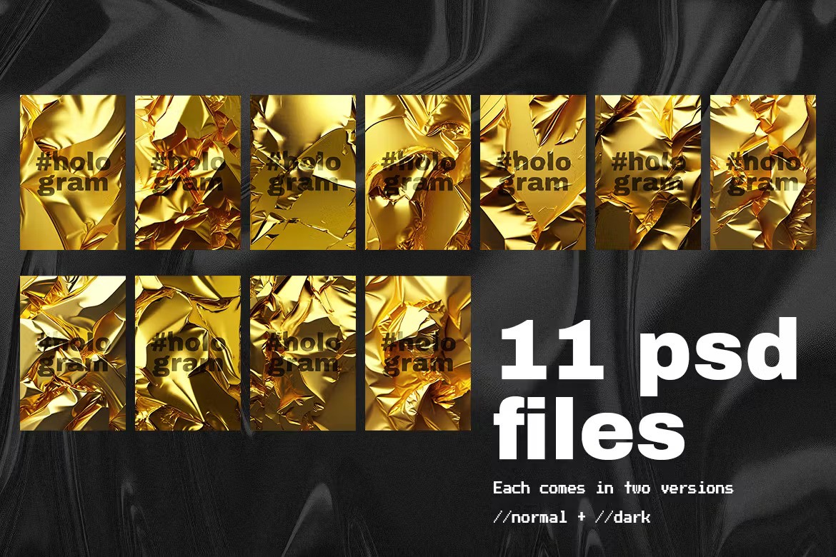 Gold Foil Text Effect — Teletype