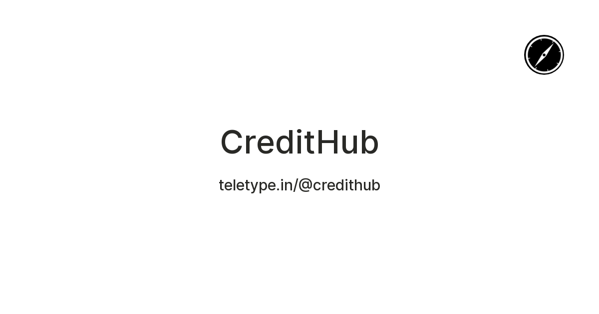 CreditHub — Teletype
