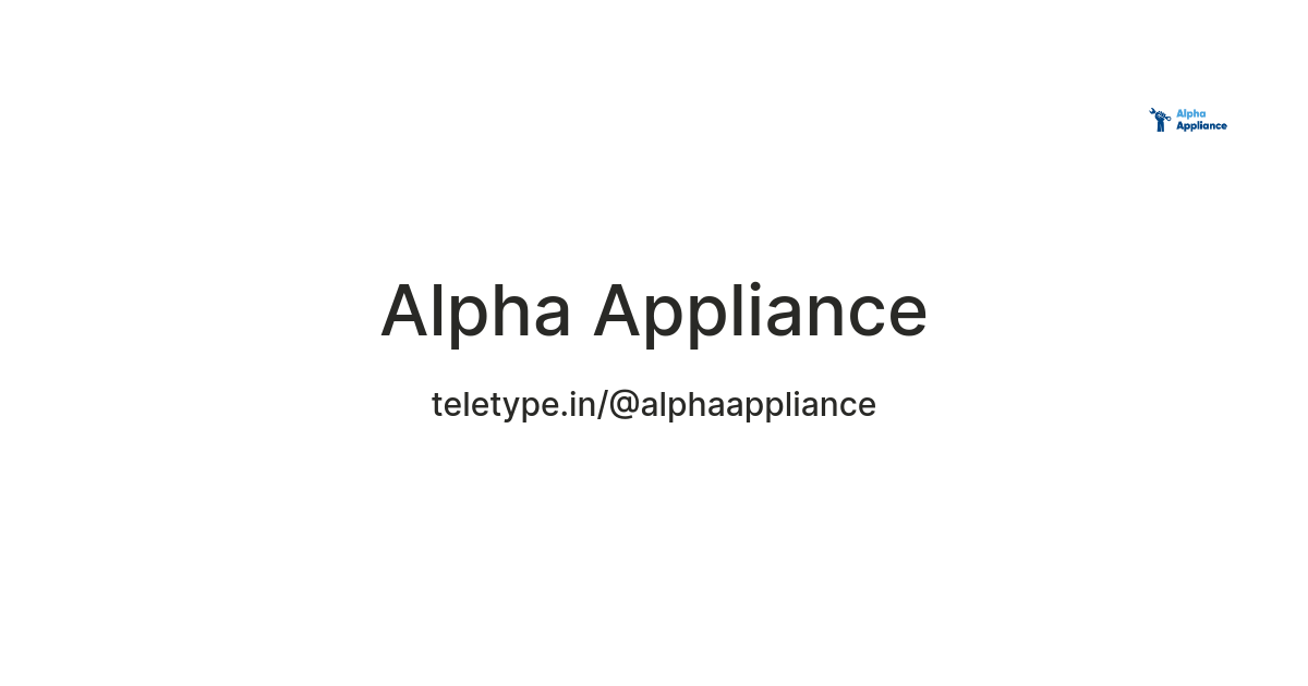 Alpha Appliance — Teletype