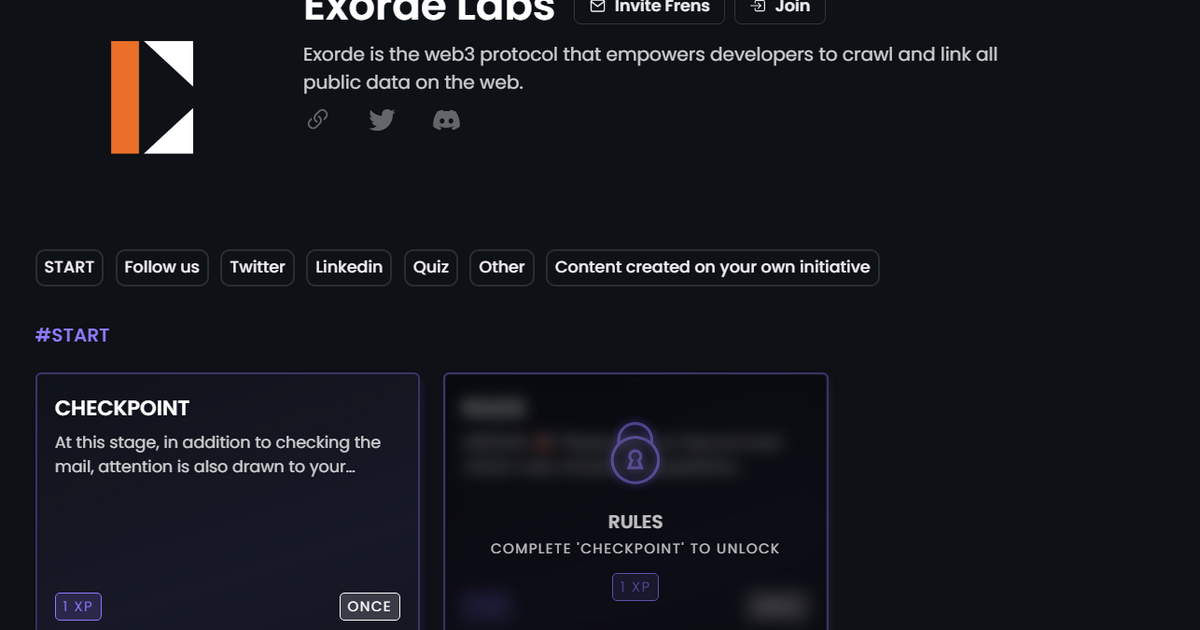 CREW3 задания от Exorde (Обновление!!!) — Teletype