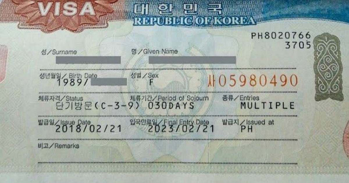 Entry visa. Корейская виза. Korean visa. Виза в Южную Корею. Корейская рабочая виза.