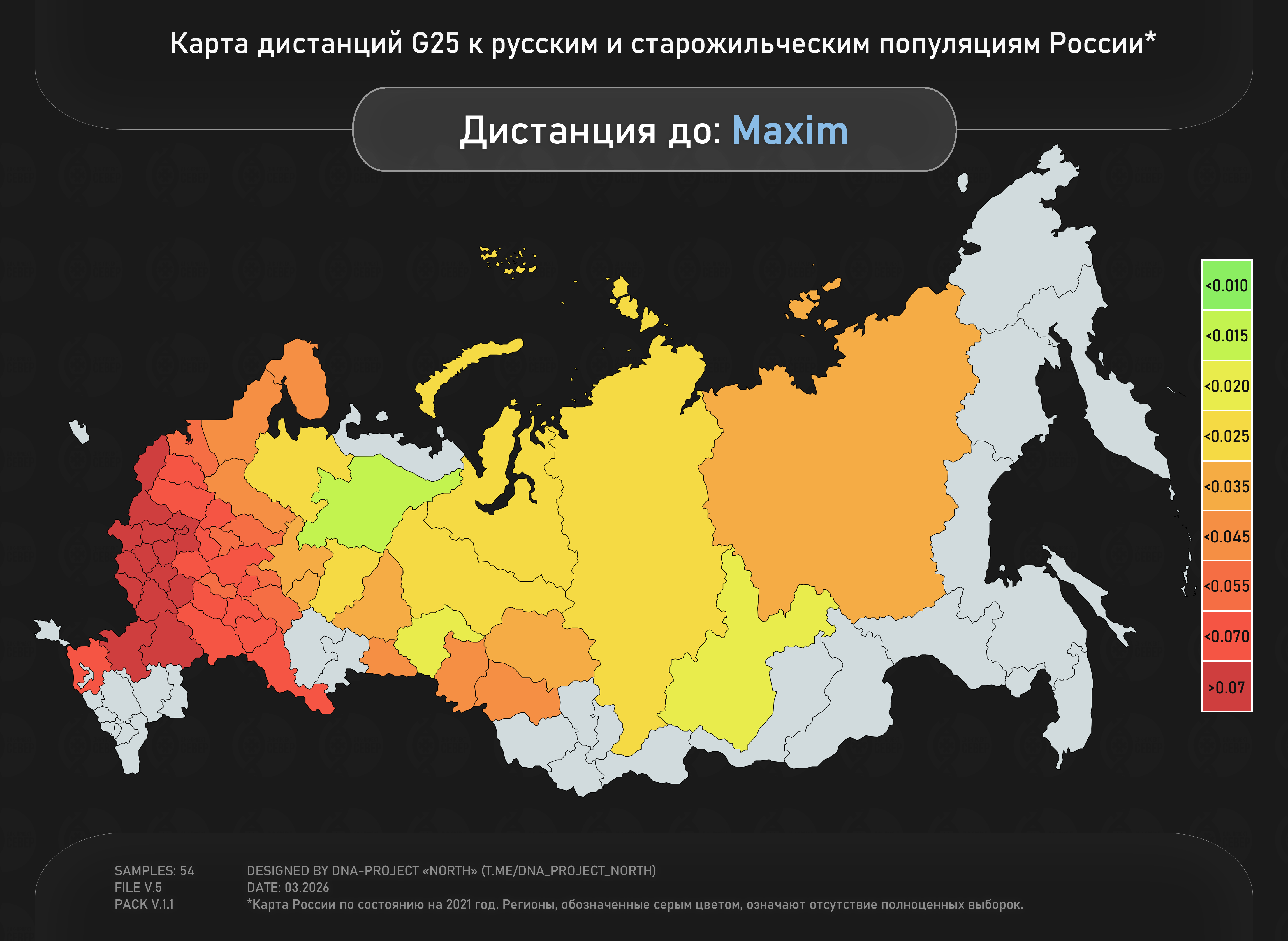 Генетический портрет Maxim — Teletype