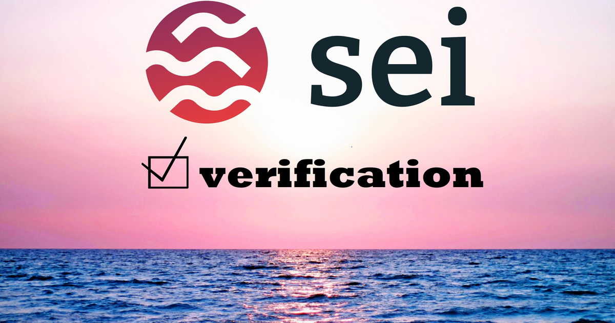 Верификация в SEI Network — Teletype