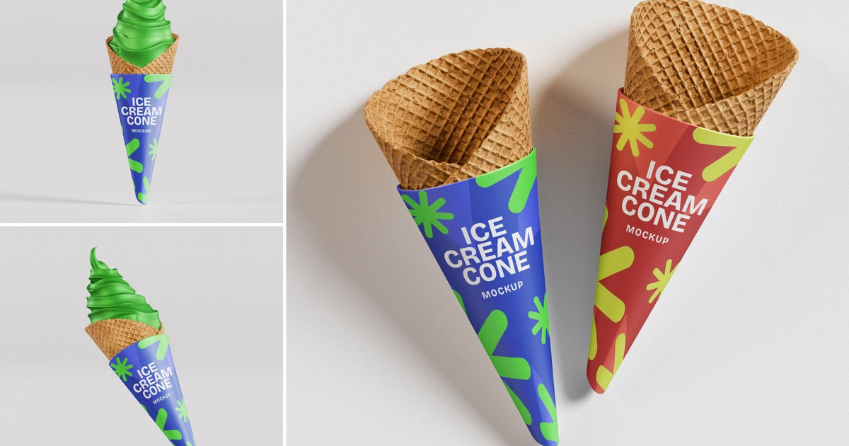 Ice Cream Mockup — Teletype