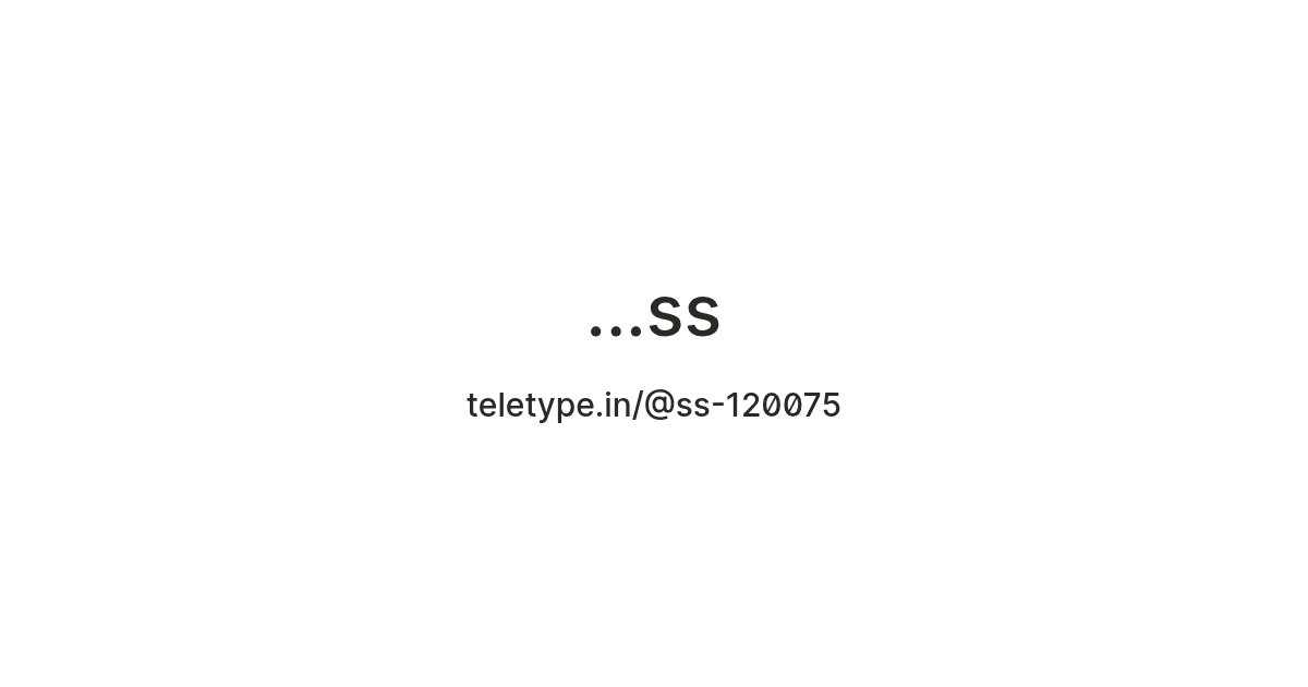 ...ss — Teletype