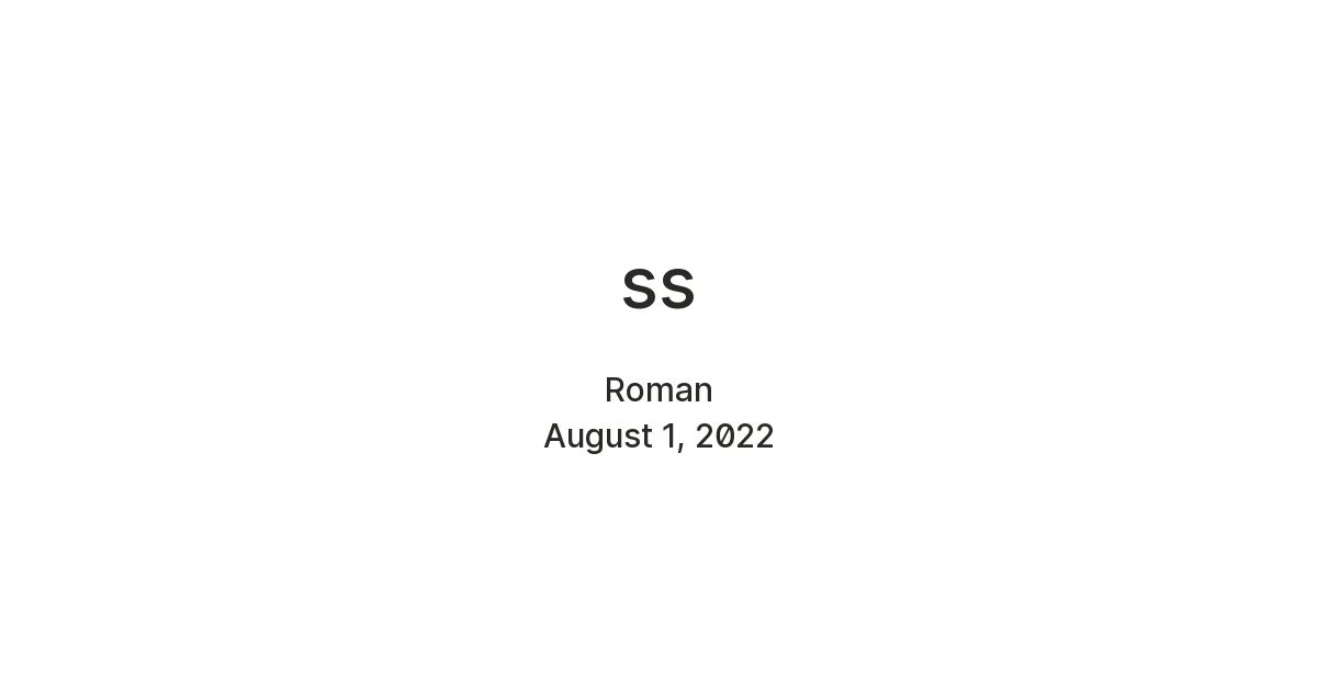 ss — Teletype