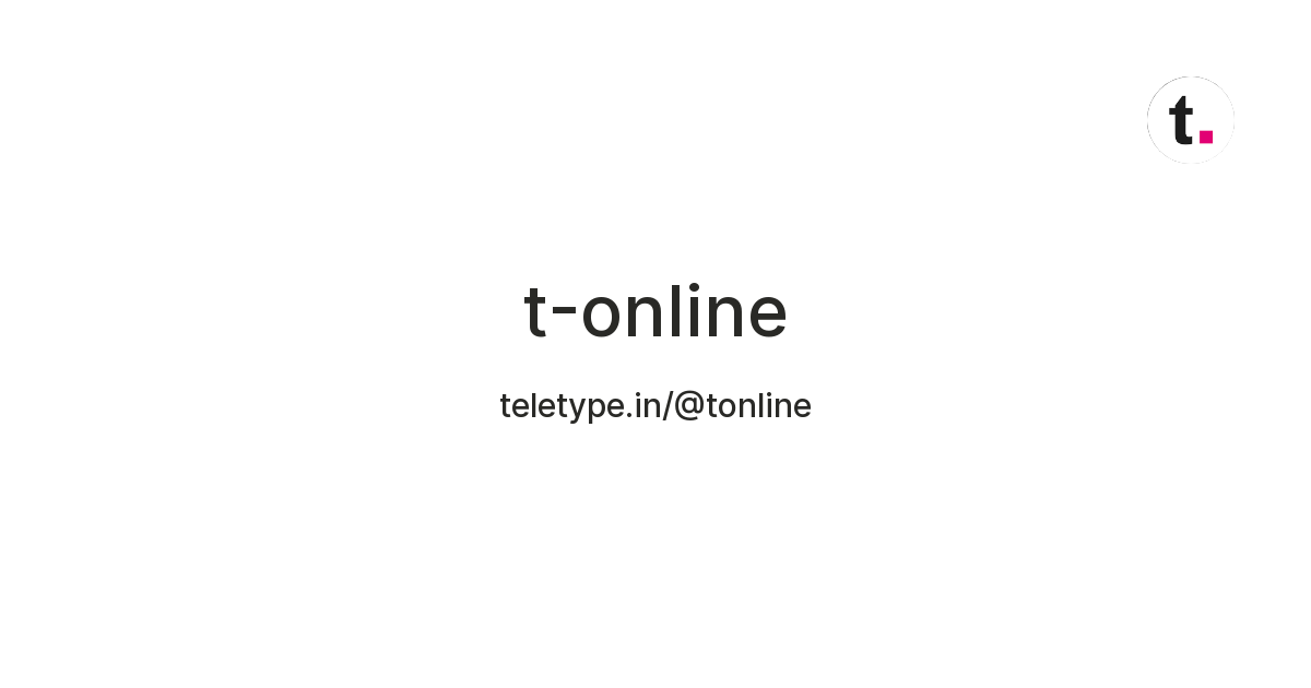 t-online — Teletype