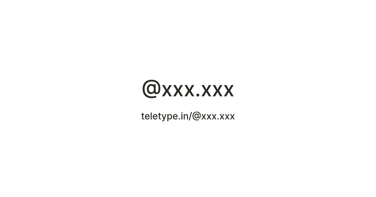@xxx.xxx — Teletype