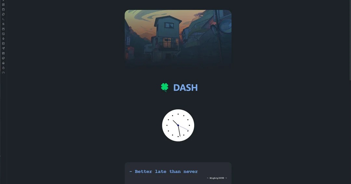Perfectionist Homepage in Obsidian — Teletype