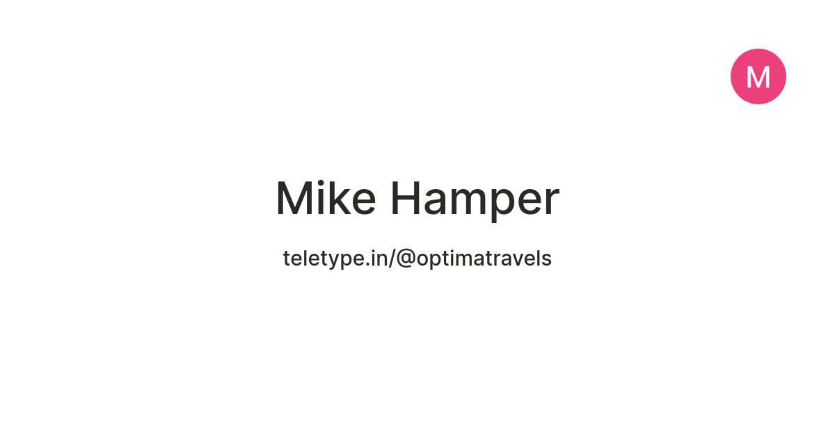Mike Hamper — Teletype
