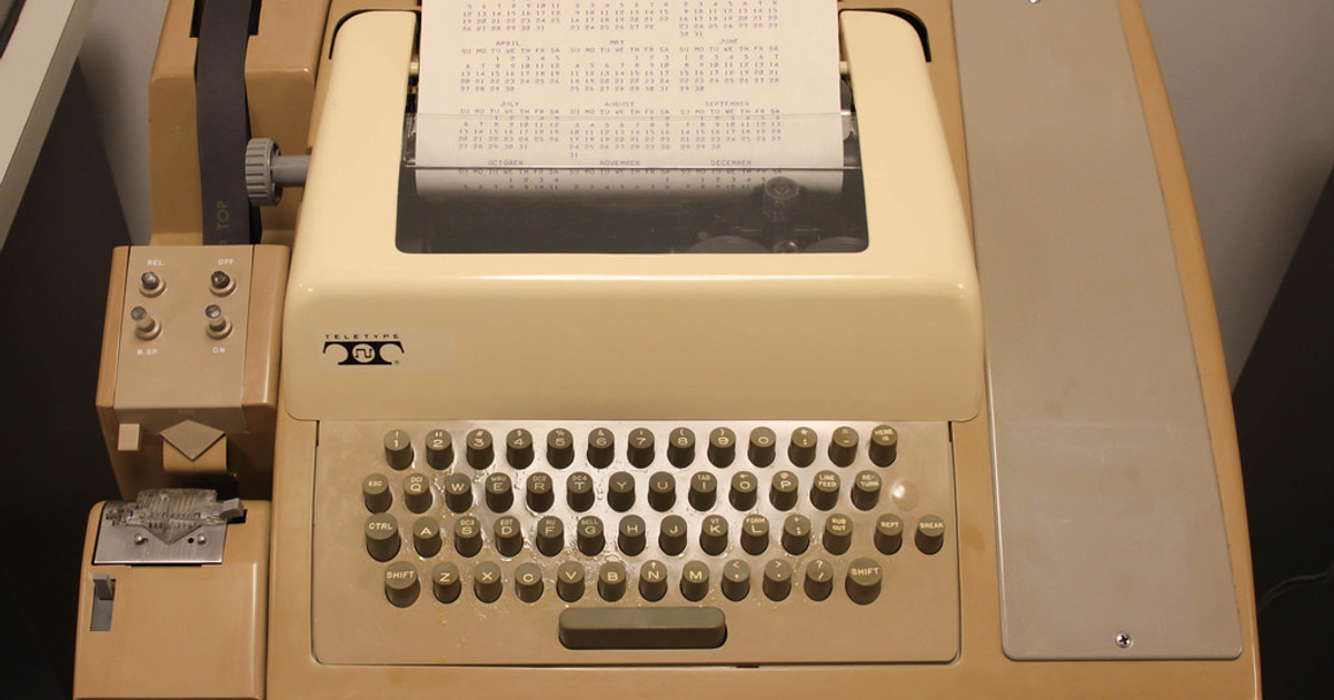 Тексты на телетайп — Teletype