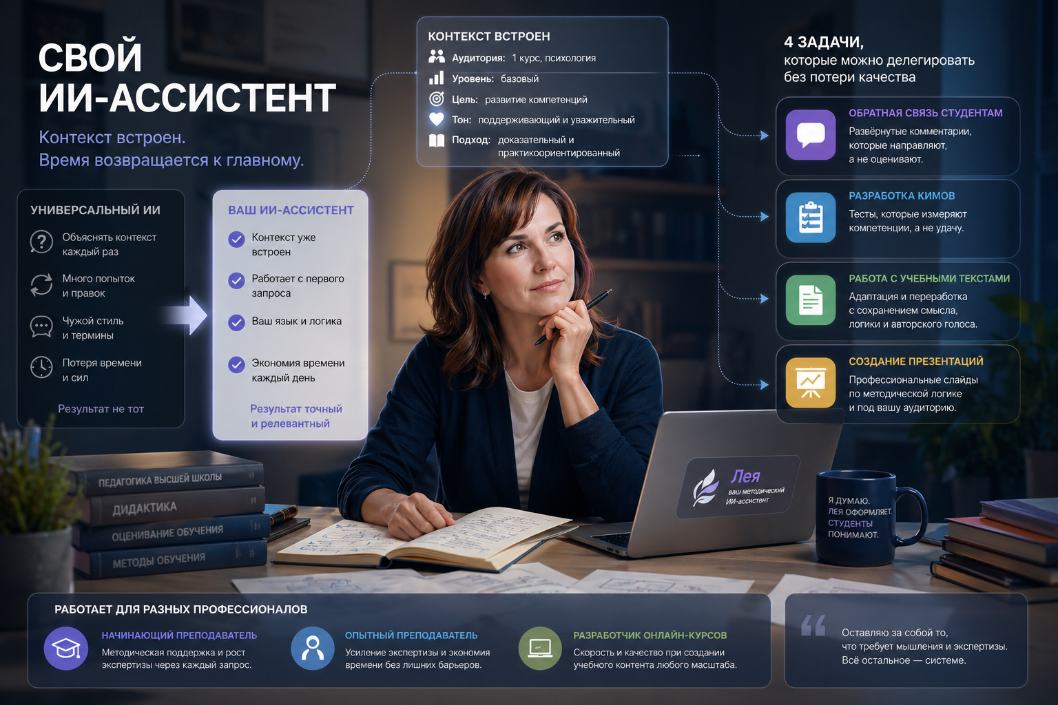 Elena - AI expert and metodolog online courses — Teletype