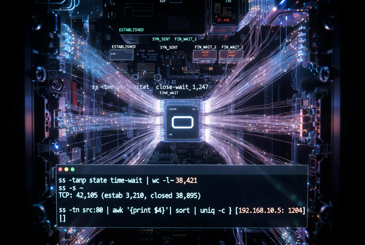 Отладка TCP-соединений через ss и расшифровка состояний CLOSE_WAIT/TIME ...