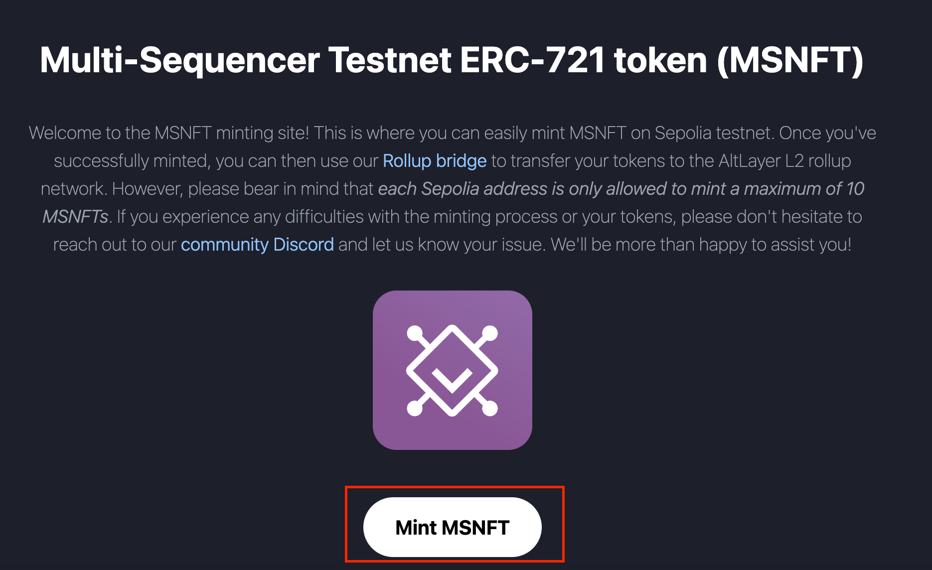 AltLayer TestNet — Teletype