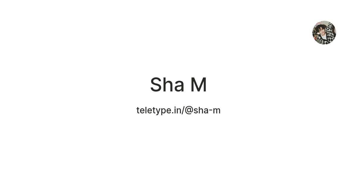 Sha M — Teletype