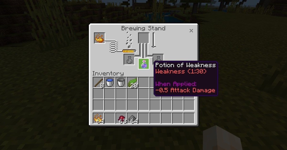 Potion minecraft — Teletype