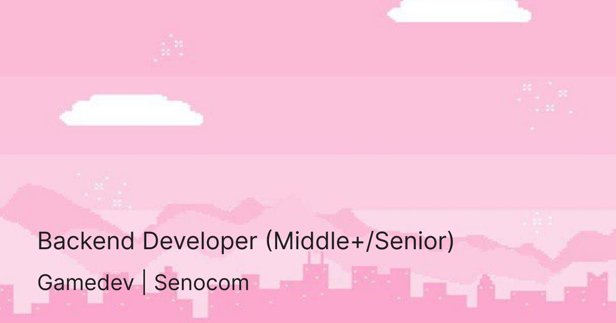 Backend Developer (Middle+/Senior) — Teletype